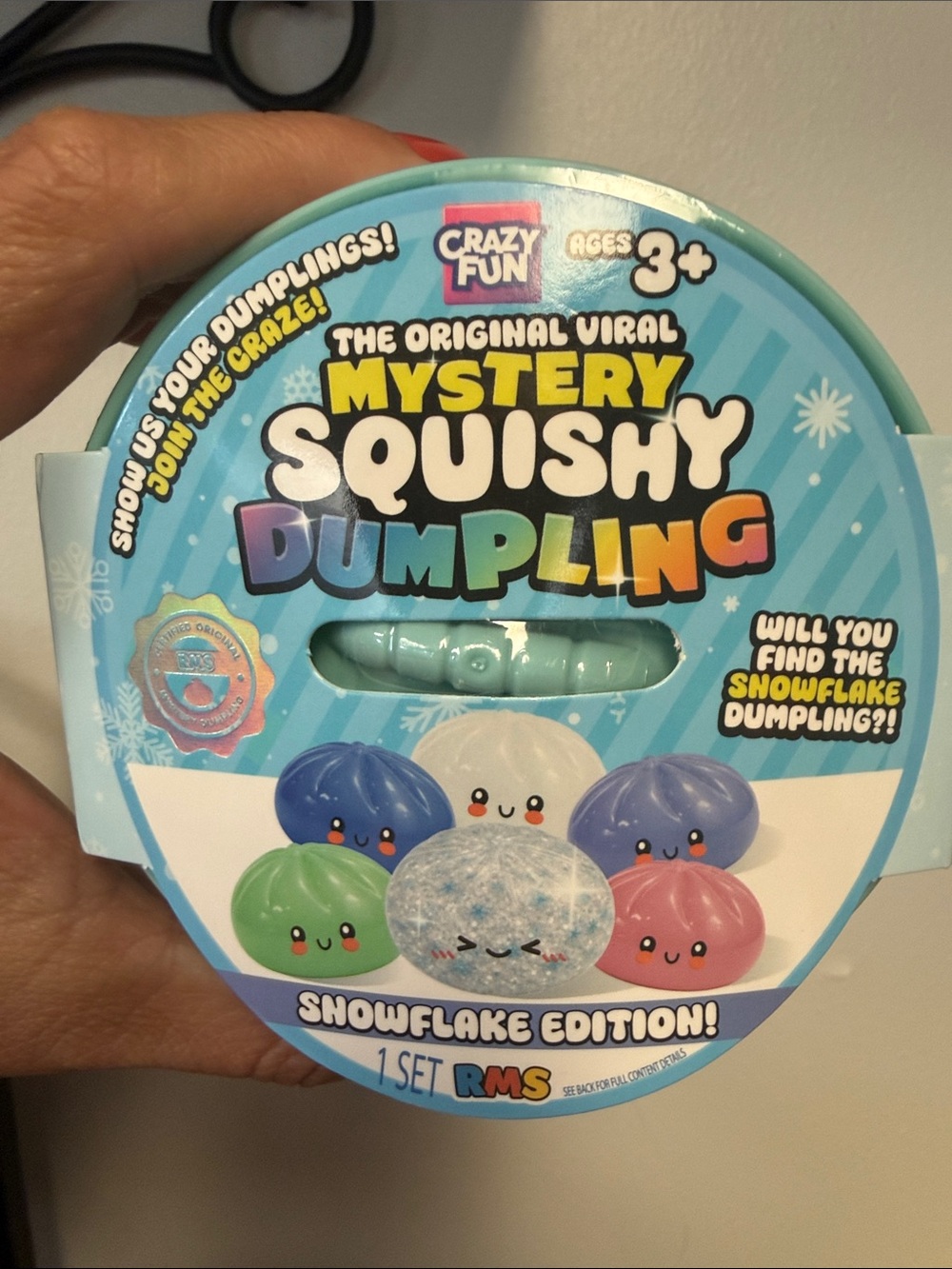 RMS Mystery Squishy Dumpling - Snowflake Edition